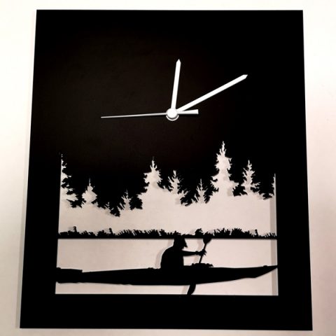 Horloge Kayak (noir)